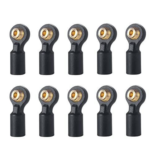 MORLORDY 10Pcs RC Plastic Tied Rod Ends Link Ball Joint Head Kit for 1/24 RC Crawler Car SCX24 Upgrades Accessories, A - style: A