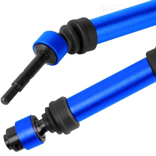 Rear Drive Shaft CVD & Front Axles Upgrades Part for 1/10 Slash 2WD/Slash VXL 2WD,Stainless Steel #45 Driveshaft with Hex,Navy Blue - color: Navy Blue - Parts