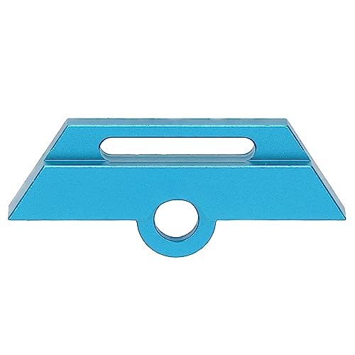 Tall Battery Holder Mount Hold Down for 1/10 Slash 2WD 5822 5822A Chassis, Aluminium Alloy RC Battery Mount Plate, Battery Holder Mount with Strap for 1/10 Slash (Blue) - color: Blue