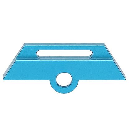 Tall Battery Holder Mount Hold Down for 1/10 Slash 2WD 5822 5822A Chassis, Aluminium Alloy RC Battery Mount Plate, Battery Holder Mount with Strap for 1/10 Slash (Blue) - color: Blue