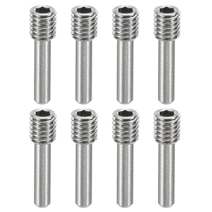 MECCANIXITY 8 Pack Driveshaft Screw Pins, M4x15x4.5mm Universal Stainless Steel Drive Shaft Screw Pins, RC Car Repair Parts for Electric Car/Truck Replacement - size: M4x15x4.5mm