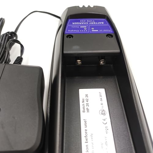 (4*Battery+1*Charger) 110V to 240V Scanreco 434 Battery Charger with 4Pcs 7.2V Scanreco RSC7220 13445 NiMH 592 Battery for Scanreco 590 592 960 EEA2512 Palfinger EEA2512 RC400 Batteries