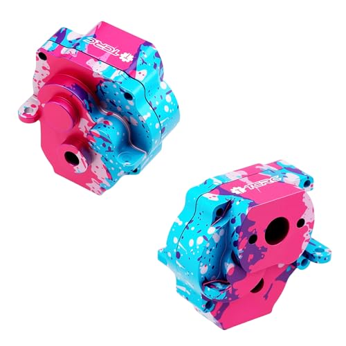 Splash Anodizing Aluminum Gearbox Housing Transmission Case for 1/18 TRX4M Defender Bronco F-150 High Trail Crawler Truck Upgrades