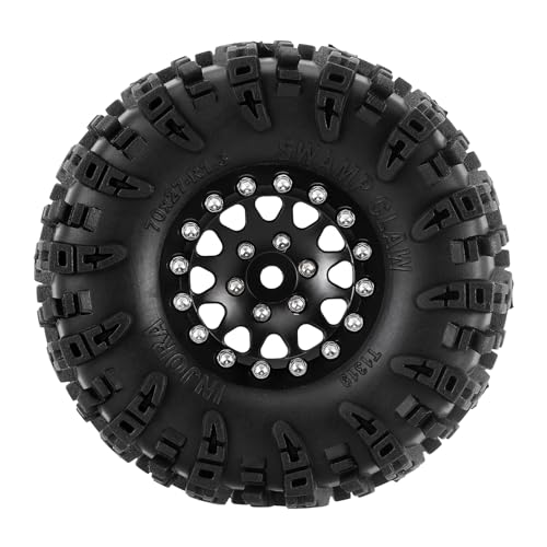INJORA 1.3 Wheel Tires for 1/18 1/24 RC Crawler Car (Black 2) - color: Black 2