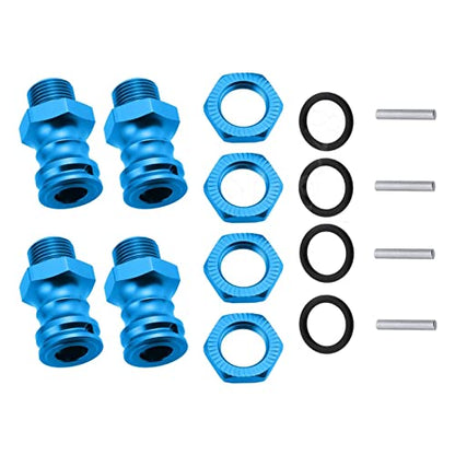 4Pcs 17mm to 23mm Wheel Adapter Conversion Extension, Blue - color: Blue