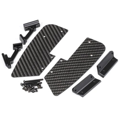 Carbon Fiber Boat Sliders Standard Sliders ESC Tray for RC Crawler 1/10 LCG Chassis Rails Power Wagon Cab Gspeed V3 V4 FS G-Shot (Boat Sliders B)