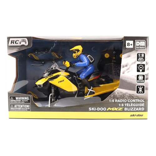 Diecast Masters BRP Bombardier Models 1:6 Scale Remote Controlled Ski-doo Snowmobile MXZ (with Rechargeable Battery, Ready to Run) | Item 30601