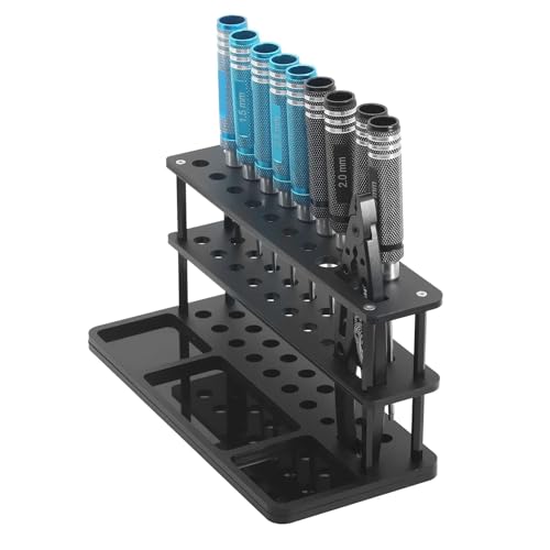 RC Repairs Spare Parts For RC Model Car Aircraft Boat Acrylic Screwdriver Storage Rack Holder Organizers Tool Place Support