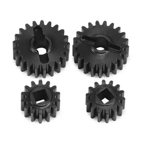 Heavy Duty 0.8M Overdrive Portal Gear Set 23T/12T 21T/14T for 1/10 RC Rigs Crawler Axial Capra F9 SCX10 III AR45P Axle Upgrade (23T 12T) - size: 23T 12T