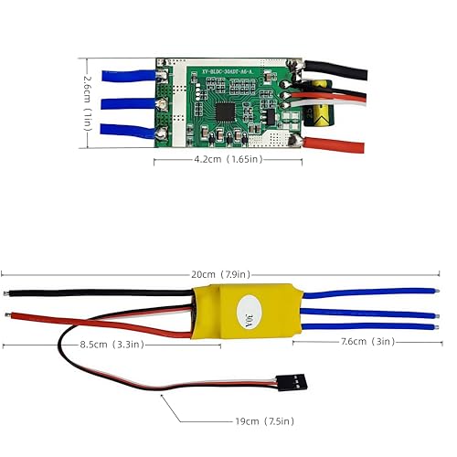 ESC 30A High-Power Brushless Motor Electronic Speed Controller for RC Plane Helicopter Car Boat Tank