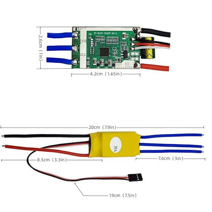 ESC 30A High-Power Brushless Motor Electronic Speed Controller for RC Plane Helicopter Car Boat Tank
