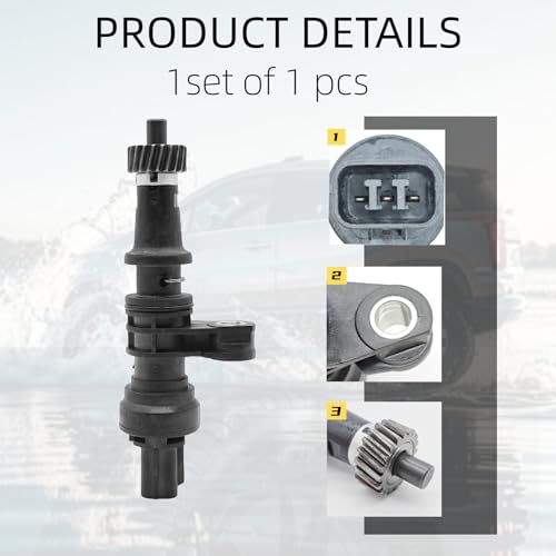 Wheel Speed Sensor ABS Transmission Speed Sensor Compatible with Integra Civic 1996 1997 1998 1999 2000 2001 1.8L 1.6L 78410S04951 GS LS CX DX EX GX LX (den-so Transmission) GS LS CX DX EX GX LX