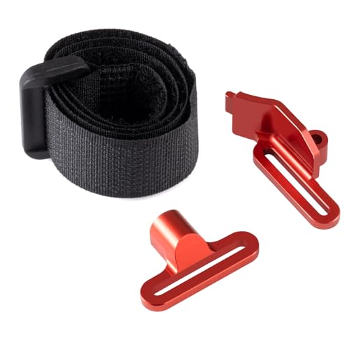 Battery Holder Mount Hold-Down for Tra-xxas 1:16 Mini Maxx 4WD XRT | VXL-3S Monster Truck Upgrades Red Aluminum Alloy - color: Red