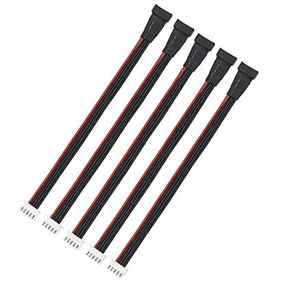 5Pcs ShareGoo 20CM JST-XH Balance Plug Charging Extension Wire Cable 22AWG for RC Car FPV Boat LiPo Battery Balance Charging (5Pin for 4S) - style: 5Pin for 4S