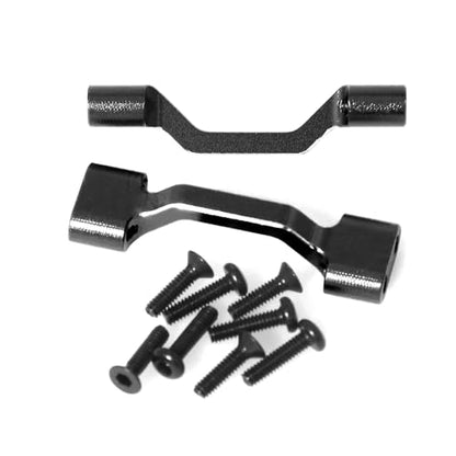 Aluminum Side Panel Crossbar RC Upgraded Parts for LOSI 1/18 Mini LMT 4X4 Brushed Monster Truck RTR-LOS01026 RC Car, Black - color: Black Crossbar