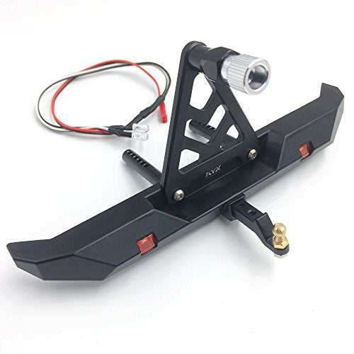 KYX Racing Alloy Rear Bumper w/Spare Tire Rack For 1/10 RC Crawler TRX-4