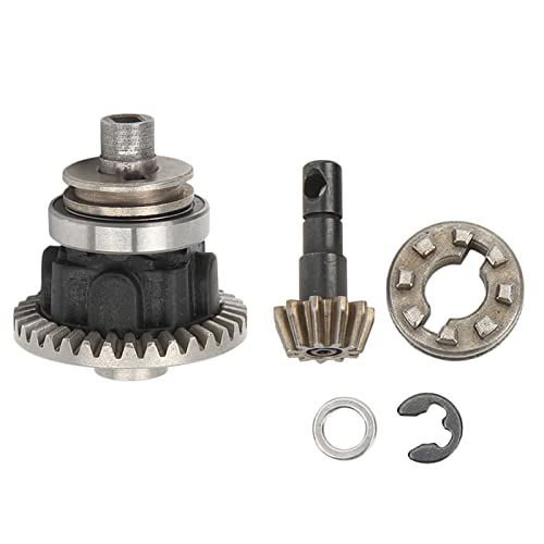 Socobeta RC Differential Bevel Gear Set, Plastic & Steel Replacement Parts for Smooth Car Performance