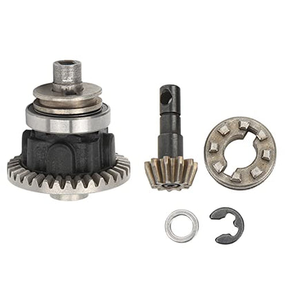 Socobeta RC Differential Bevel Gear Set, Plastic & Steel Replacement Parts for Smooth Car Performance