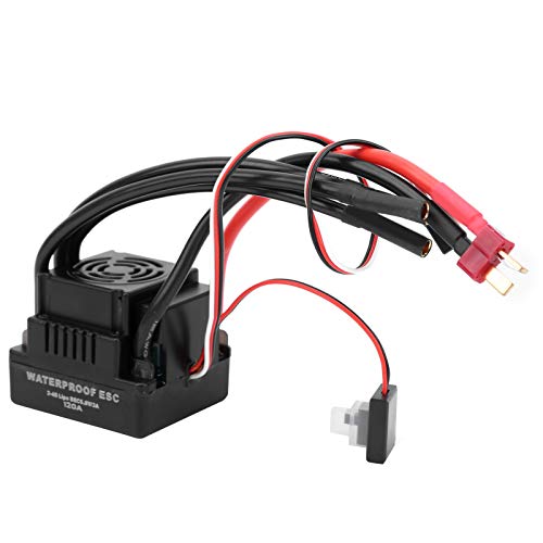 Estink Brushless ESC 120A High Torque Electronic Speed Controller Compatible with RC Car Brushless Motors