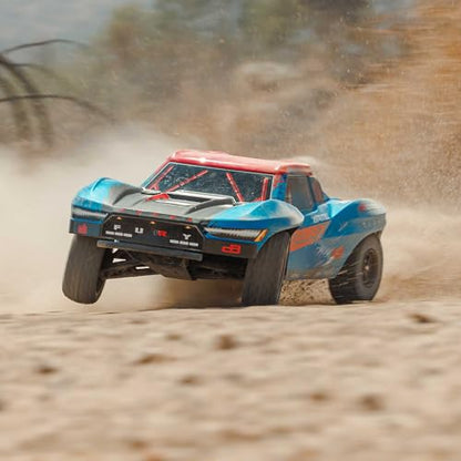 ARRMA RC Truck 1/10 FURY 2wd 223S BLX Brushless Short Course Truck RTR (Battery and Charger Not Included) with DSC, Blue, ARA3521T1 - color: Blue