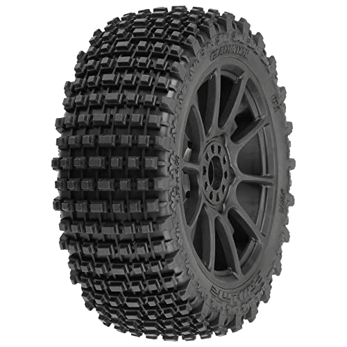 Pro-Line Racing 1/8 Gladiator M2 Fr/Rr BgyTire MTD Blk Mach 10 2 PRO907421 RC Tire