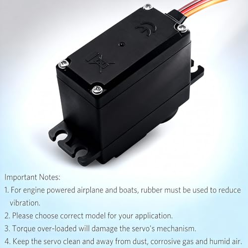 6 Packs mg996r servo Motor - 55g Metal Gear Torque Digital rc servo for futaba jr, Compatible with scx24 and mg90s, Ideal for Helicopter car Boat Robot