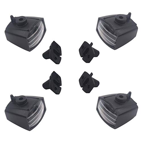 18Pcs 3-Pin JR Servo Extension Cable,1 JR Male to 2/3 Female JR Y Harness Servo Cable & 3.93" 5.9" 11.8" JR Extension Wire and 4 White LED Light for RC Cars Trucks Airplanes Servo Receiver Connection