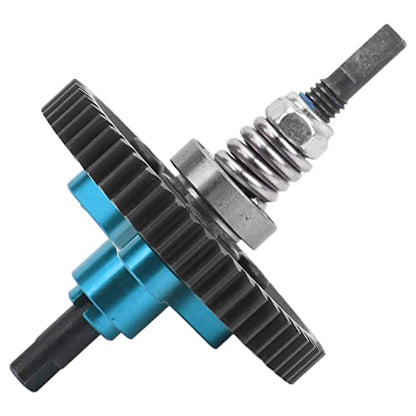 Pre Assembled Slipper Clutch Assembly, Aluminum Steel Differential Slipper Clutch Assembly for Traxxas Slash 1/10 RC Cars (Blue) - color: Blue