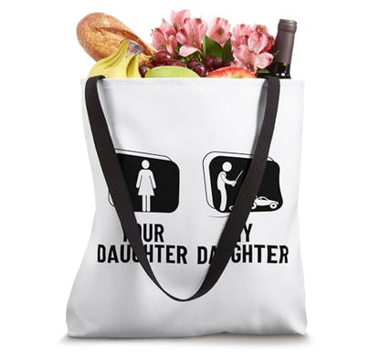 Remote Control Racing Your Daughter My Daughter RC Cars Tote Bag
