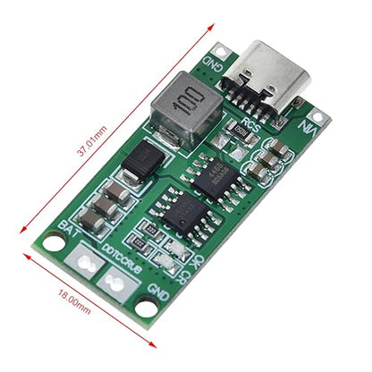 HiLetgo 2pcs Multi-Cell 2S 3S 4S USB-C to 8.4V 12.6V 16.8V (3S 4A) Step-Up Boost LiPo Polymer Li-Ion Charger Board 7.4V 11.1V 14.8V 18650 Lithium Battery Boost Module Type-C - style: 3S 4A