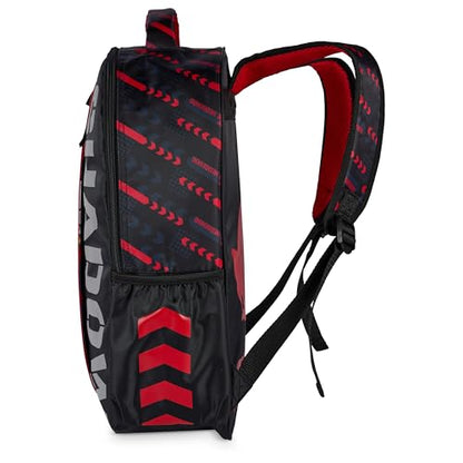 AI ACCESSORY INNOVATIONS Sonic The Hedgehog Backpack for Boys & Girls, Shadow 16 Inch Schoolbag with Reflective Ink, Black - color: Shadow the Hedgehog