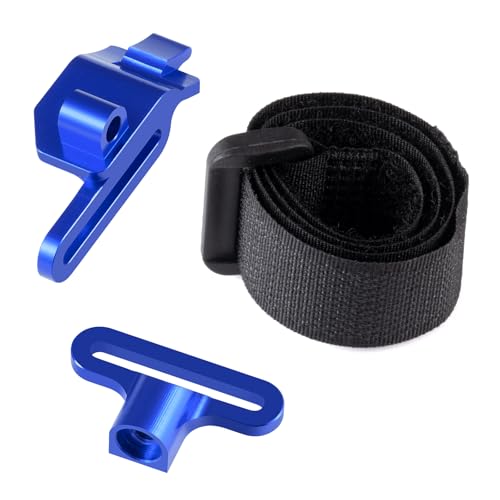 Battery Holder Mount Hold-Down for Tra-xxas 1:16 Mini Maxx 4WD XRT | VXL-3S Monster Truck Upgrades Blue Aluminum Alloy - color: Blue
