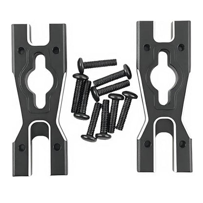 7075 Aluminum Body Mount Cross Bar for Losi 1/18 Mini LMT 4X4 Truck (Black) | Brushed Monster Truck,Upgrade Parts,LOS01026 Compatible,CNC Machined,High Strength,Lightweight,Precision Fit - color: Black