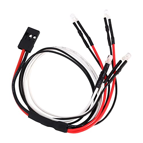 INJORA LED Lights Headlight Taillight with Controller Switch for 1/18 TRX4M