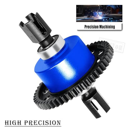 50T Center Differential&Center Drive Shaft Upgrades Part for 1/8 Typhon 6S,Center Diff&Center Driveshaft Hop ups,Navy Blue - color: Navy Blue - Upgrades
