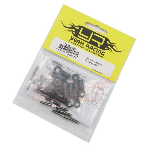 Yeah Racing Titanium Tie Rod Turnbuckle Set for Tamiya M08#TAMC-082