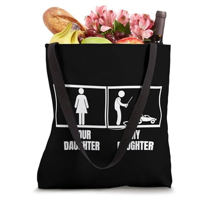 Remote Control Racing Your Daughter My Daughter RC Cars Tote Bag