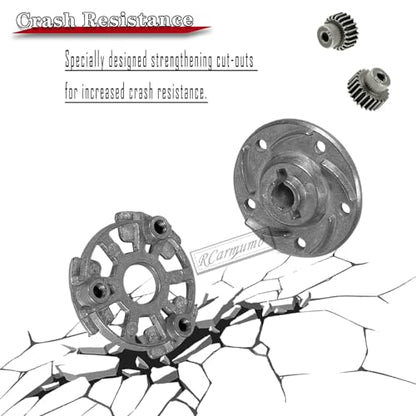 RC 48P 90T Spur Gear w/ 17T 19T 21T & Slipper Clutch Slipper Rebuild Kit Pressure Plate RC Upgrades Part for 1/10 Rustler/Stampede/Bandit 2WD VXL XL-5, Slash 2WD (VXL), Titanium - color: Titanium( 1 Set )