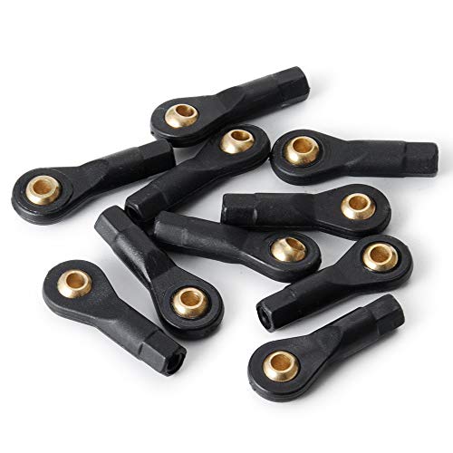 QUE-T 10pcs Ball Head Holder Tie Rod End M3 Ball Joint Linkage for RC Hobby Model Car Truck Boat (27mm) - size: 27mm