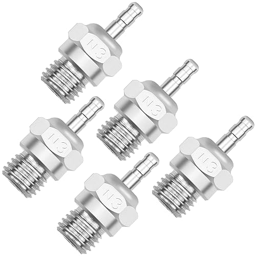 ShareGoo RC Glow Plug #3 N3 Medium Hot Spark Nitro Engine Parts 70117 Compatible with Traxxas Kyosho Redcat HPI HSP 1/8 1/10 RC Car Truck Buggy (5Pack)
