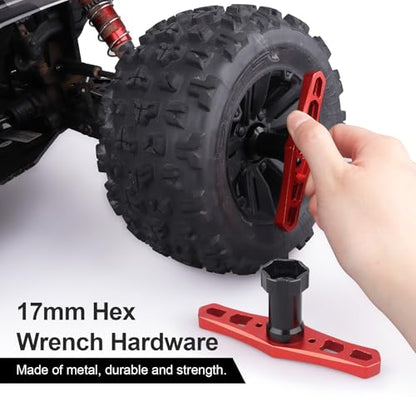 524Pcs RC Screw Kit RC Repair Tool Kit M3 M4 Hex Screws Nut Shell Body Clips Hardware Fastener w/Screw Tray and 17mm Hex Wrench Tools for 1/8 1/10 1/12 Scale RC Cars Trucks Crawler Buggy DIY Parts