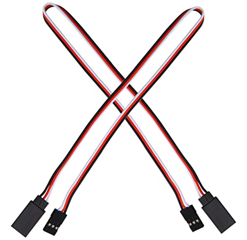20Pcs ShareGoo 300mm Male to Female JR Style JR Plug 3-pin RC Servo Extension Lead Wire Cable for RC Car Plane Helicopter Drone