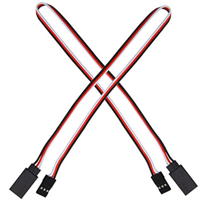20Pcs ShareGoo 300mm Male to Female JR Style JR Plug 3-pin RC Servo Extension Lead Wire Cable for RC Car Plane Helicopter Drone