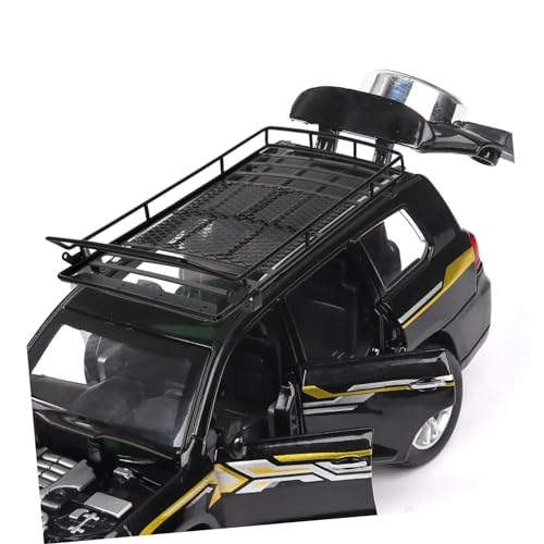 Black Car Roof Luggage Rack Standard Black Shelf Bracket for Rc Crawler Storage - size: 22.8X14.1cm