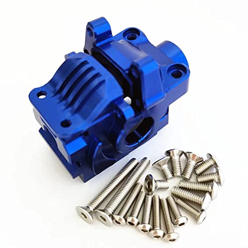 Aluminum Front Differential Gear Case Blue for Traxxas 1/10 Rustler Hoss Slash Stampede 4x4 XO-1 6881