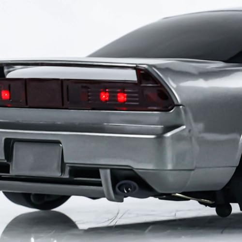 US in Stock, 1/18 4X2 RWD RC Racing Drift Car Electric Vehicles Model Gyroscope LDRC LD1803 Light System Motor Servo ESC Hobby Grade Model for Birthday Gift(Grey) - color: Grey