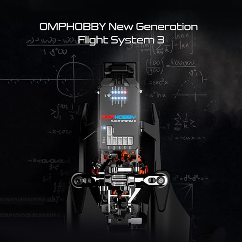 OMPHOBBY M2 EVO MK2 Ready To Fly RC Helicopter Outdoor Dual Brushless Motors Direct-Drive 6CH Remote Control Helicopters for Adults, 3D RC Plane with Remote Control Mini Drone RTF White