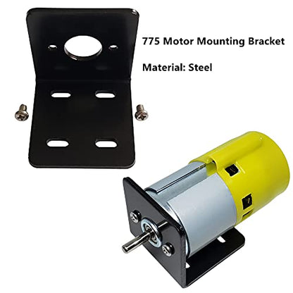 775 DC Motor DC 12V 7500-15000RPM & Bracket High Speed Large Torque Low Noise Gear Motor Electronic Component Motor Perfect for DIY Electric Power Tools - style: 775 motor