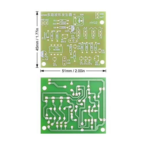 Soldering Practice Kit DIY Multiplex Waveform Generator Plug-in Circuit Kit Learn Soldering Kit for Beginners - style: DJJ002
