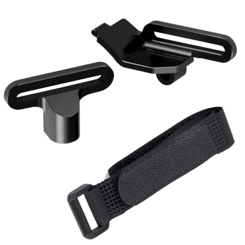 Aluminum Alloy Battery Holder Mount Hold-Down for Tra-xxas 1:16 Mini Maxx 4WD 1/1:10 Mini XRT VXL-3S Monster Truck Upgrades (Black) - color: Black